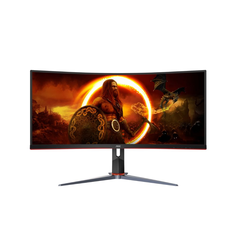 AOC CU34G2XP 34" WQHD VA 180Hz Adaptive Sync Curved Gaming Monitor