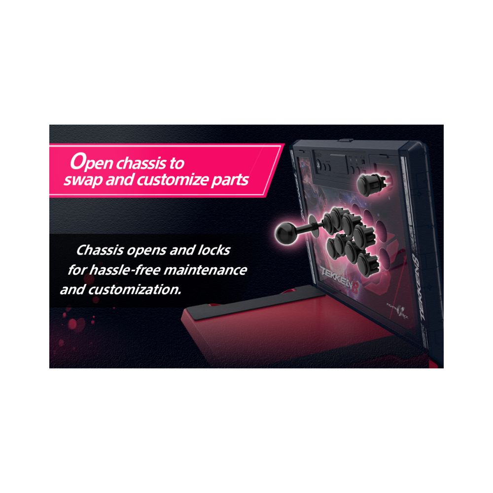 HORI Fighting Stick Alpha Tekken 8 Edition for PlayStation & PC