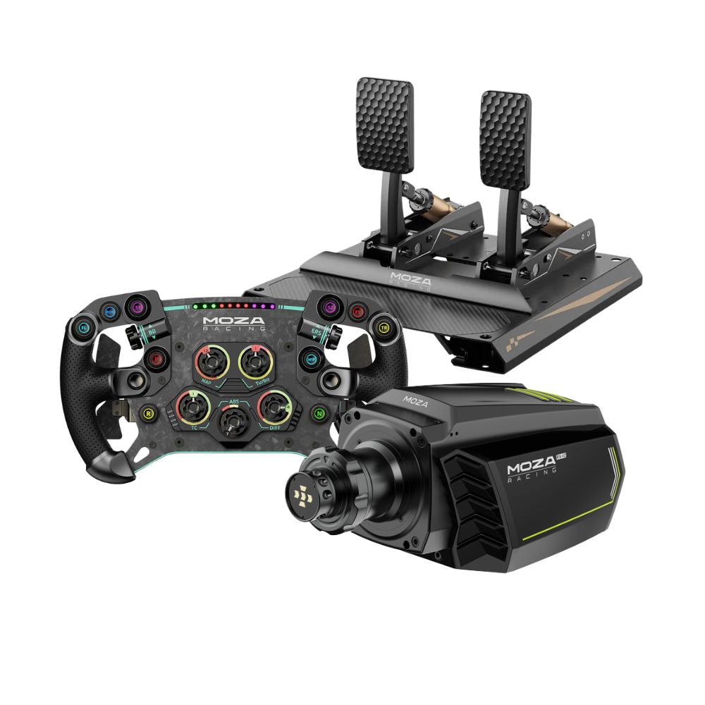 MOZA R16 V2 + CRP2 Pedals Bundle