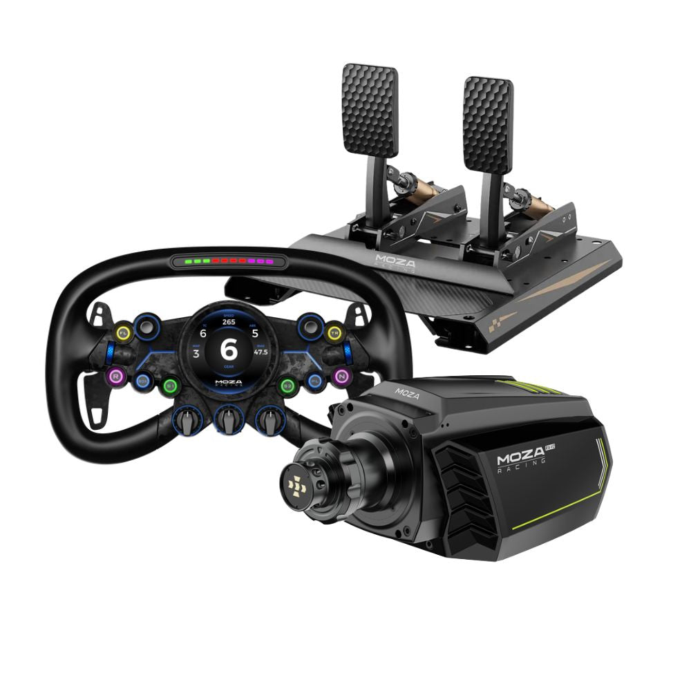 MOZA R16 V2 + CRP2 Pedals Bundle