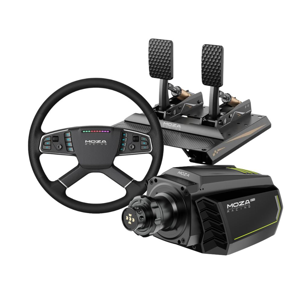 MOZA R21 V2 + CRP2 Pedals Bundle