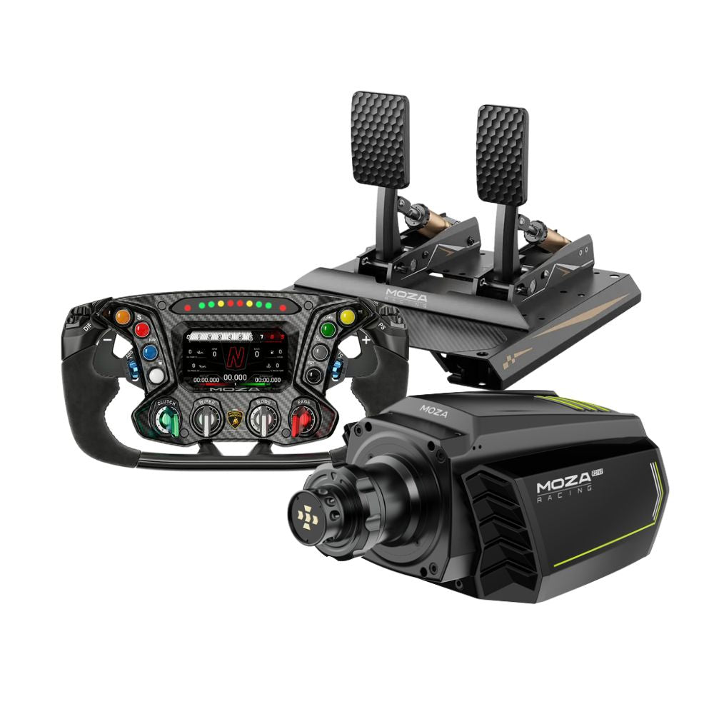 MOZA R21 V2 + CRP2 Pedals Bundle