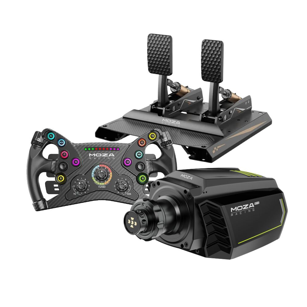 MOZA R21 V2 + CRP2 Pedals Bundle