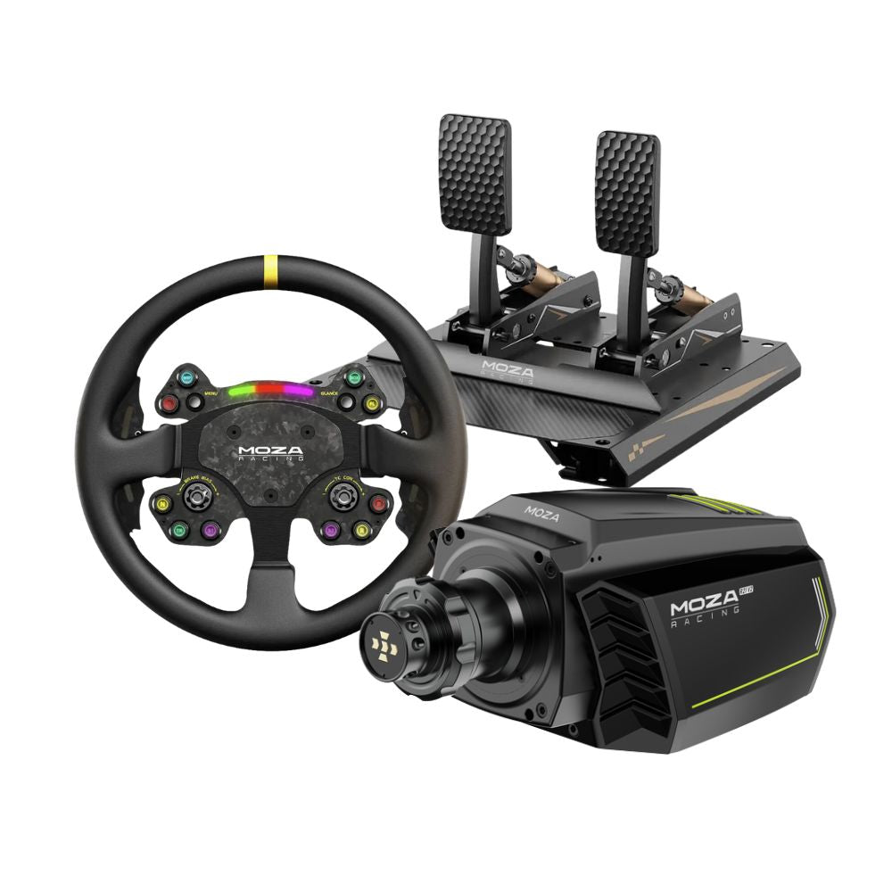 MOZA R21 V2 + CRP2 Pedals Bundle