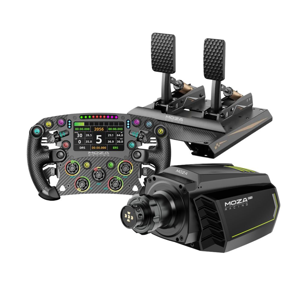 MOZA R21 V2 + CRP2 Pedals Bundle