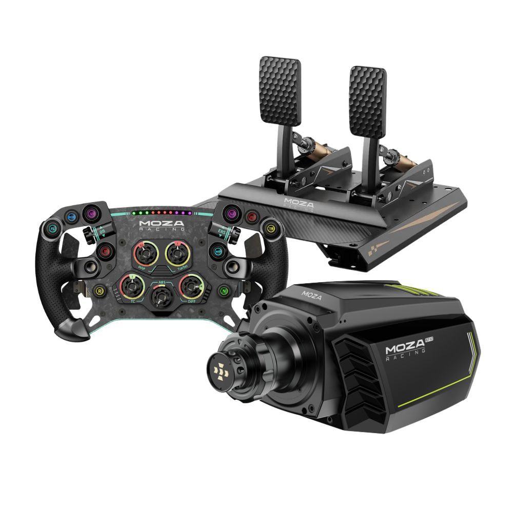 MOZA R21 V2 + CRP2 Pedals Bundle