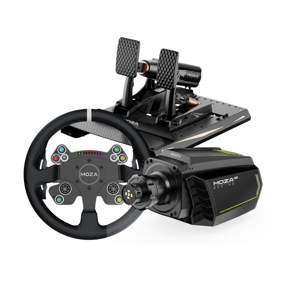 MOZA R21 V2 + mBooster Active Pedal Set Bundle