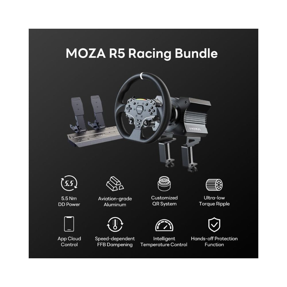 MOZA Racing R5 Bundle