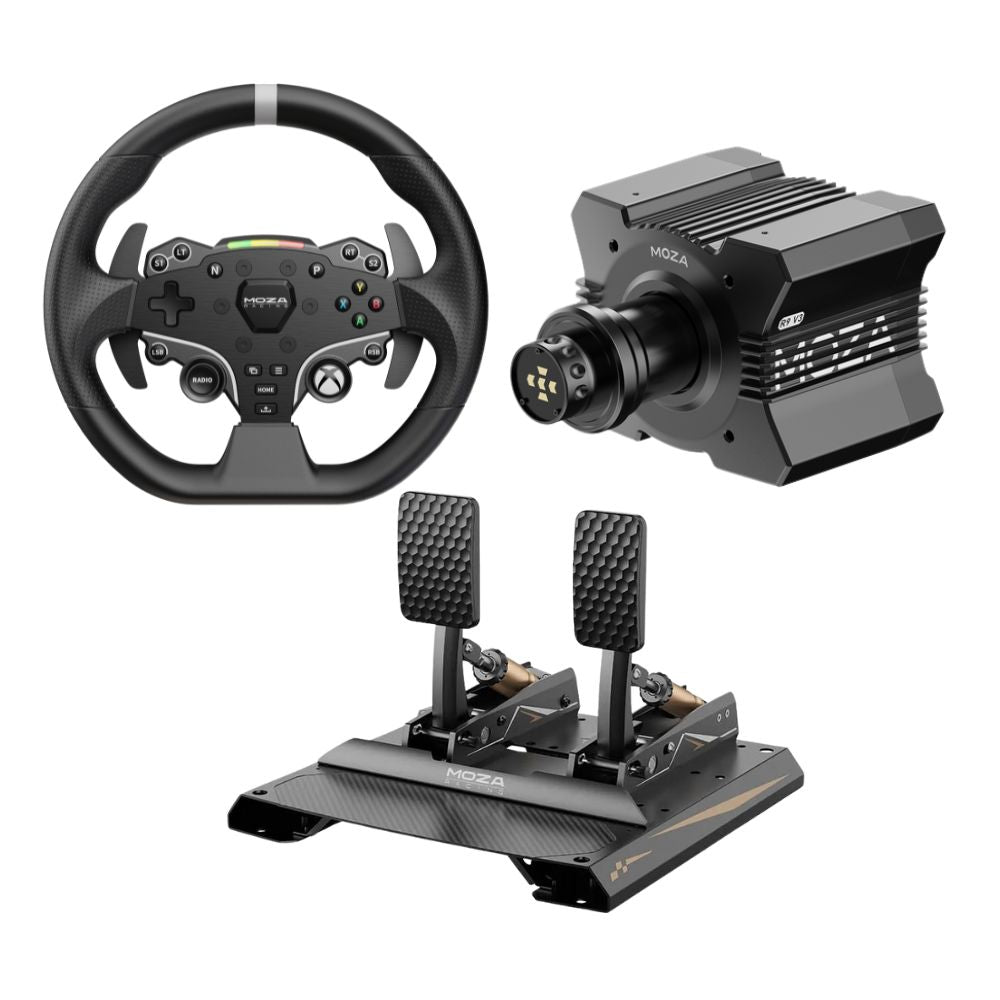 MOZA R9 V3 + CRP2 Pedals Bundle