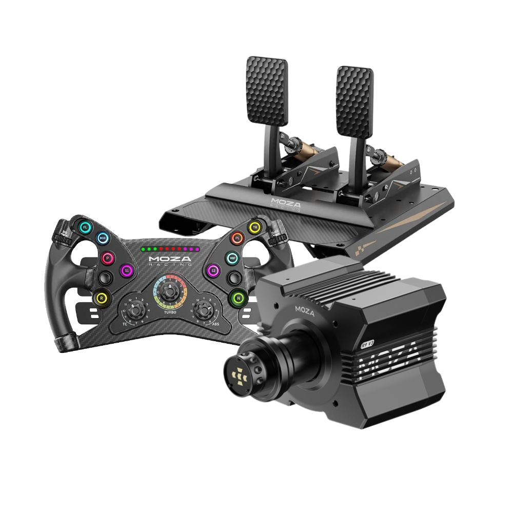 MOZA R9 V3 + CRP2 Pedals Bundle