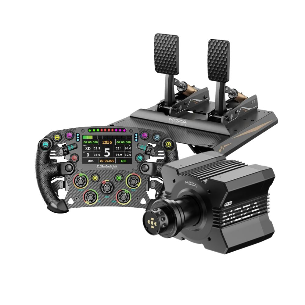 MOZA R9 V3 + CRP2 Pedals Bundle