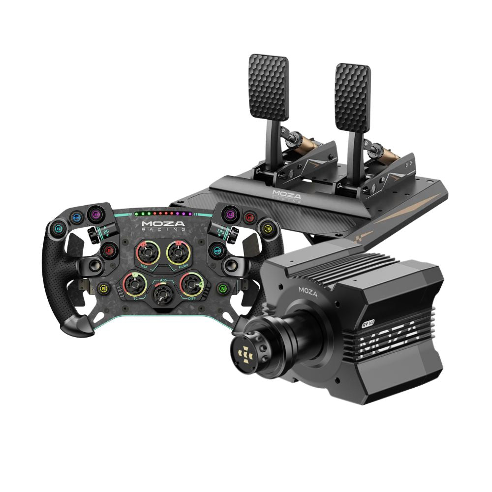 MOZA R9 V3 + CRP2 Pedals Bundle