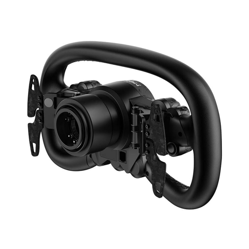 MOZA Vision GS wheel back view with paddles and quick release