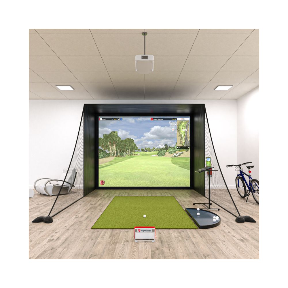 FlightScope Mevo+ Golf Simulator Package