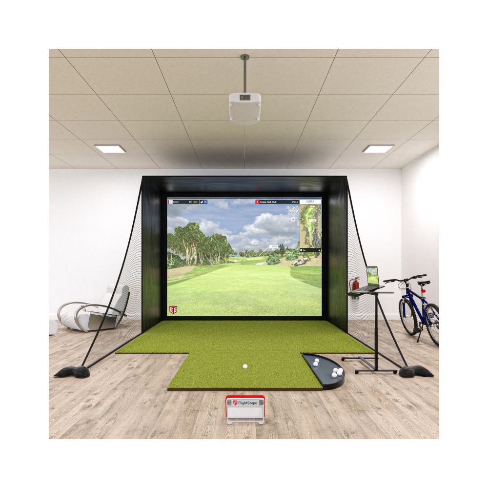 FlightScope Mevo+ Golf Simulator Package