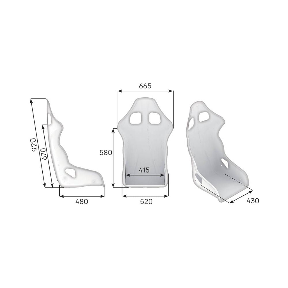 OMP WRC-R XL Racing Seat