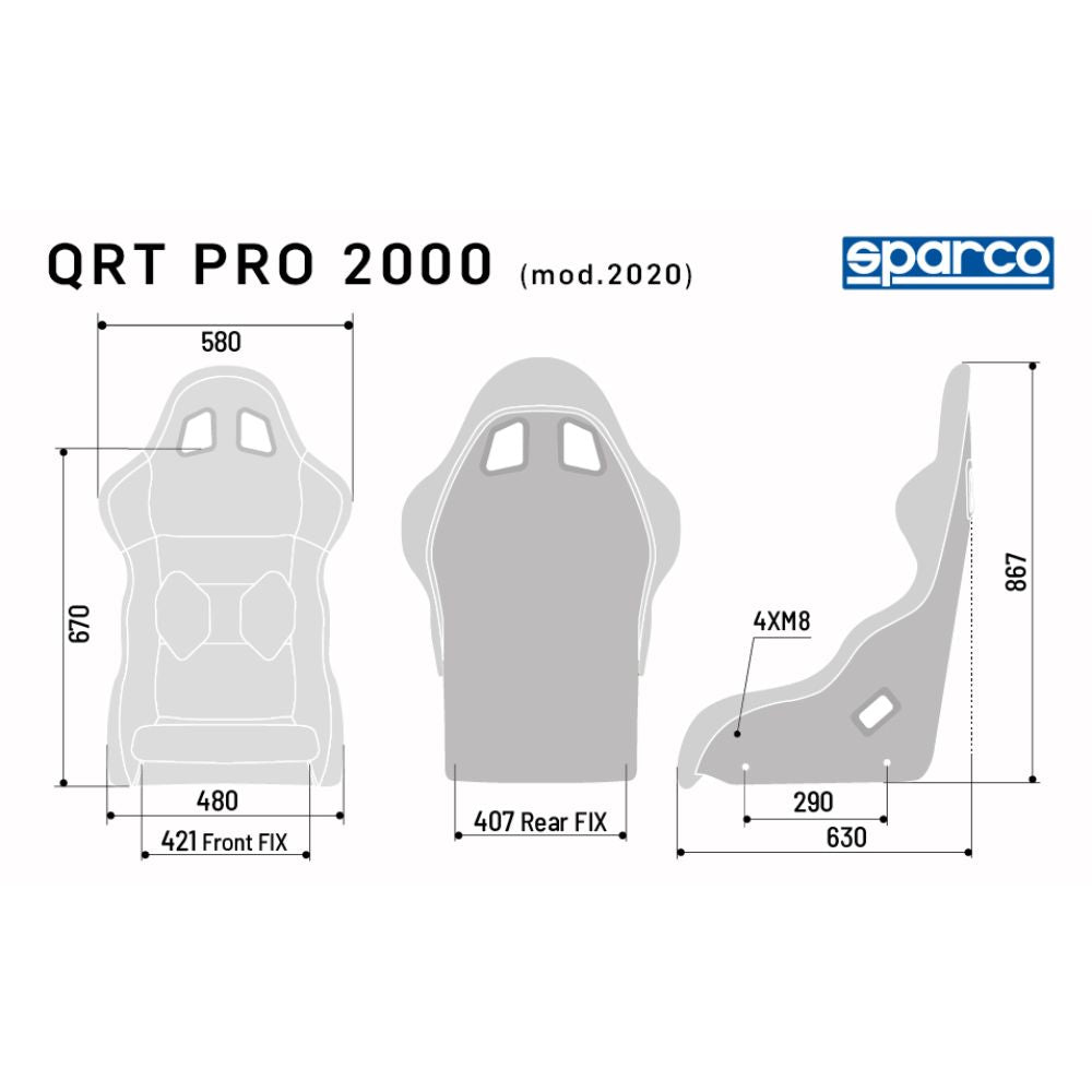 Sparco QRT Pro 2000 Racing Seat