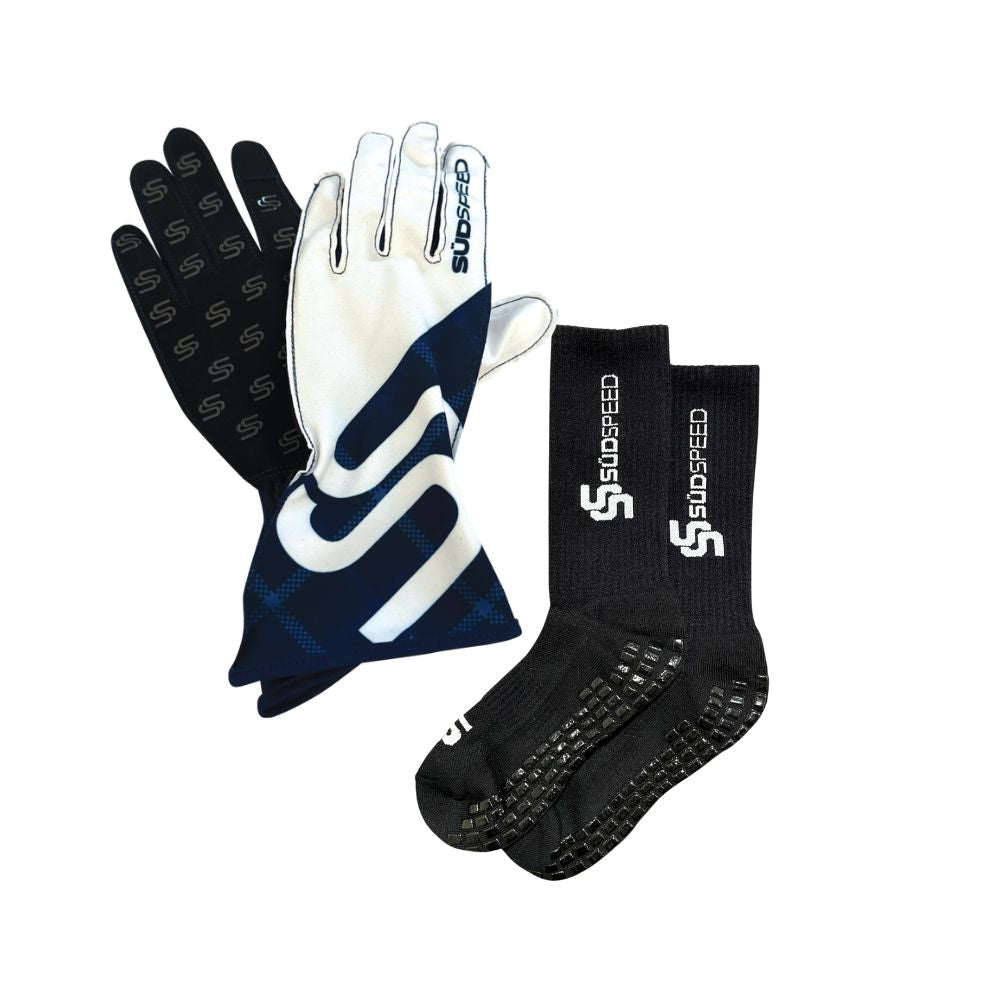 Südspeed Sim Racing Gloves + Socks Bundle