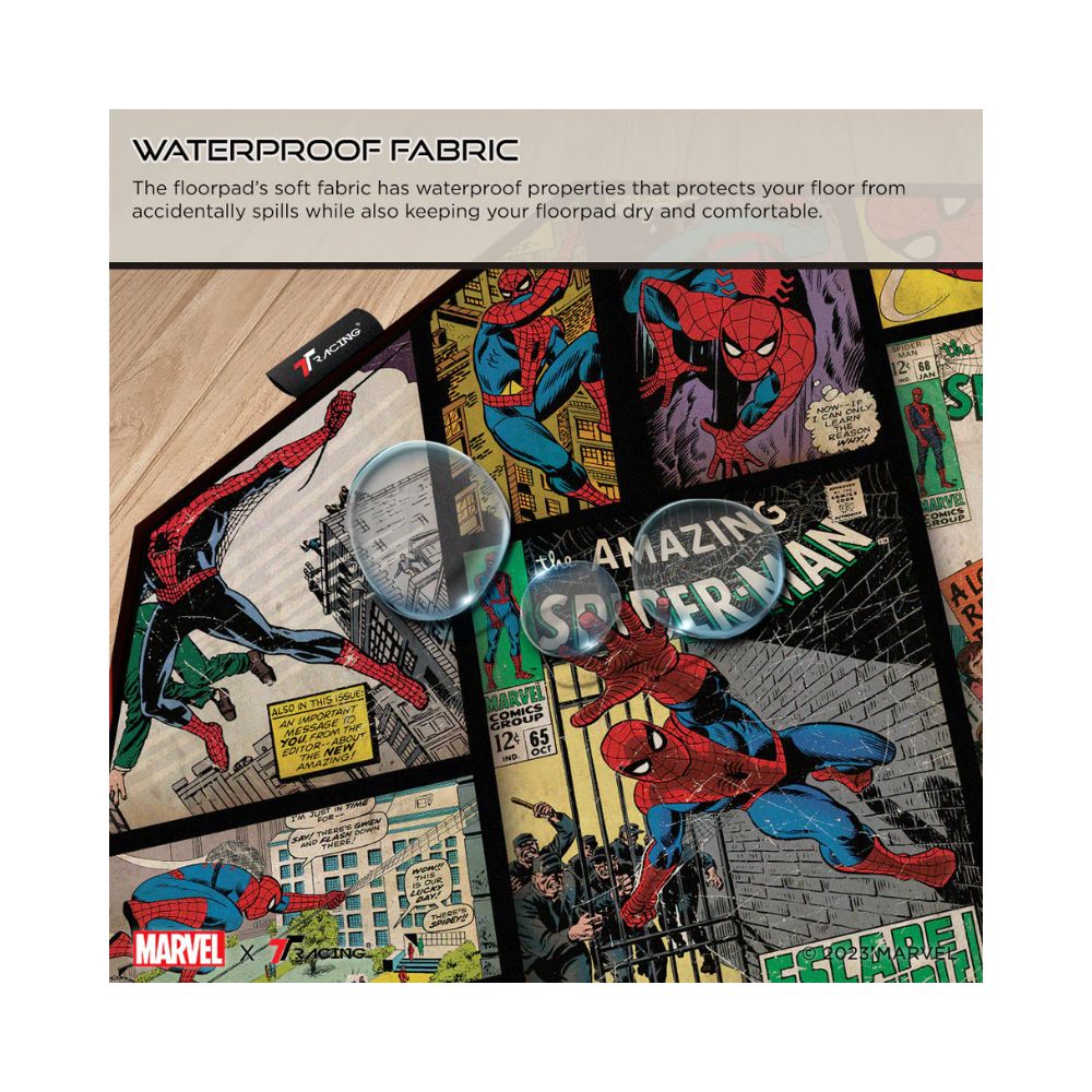 TTRacing Guardian Gaming Floorpad - Spider-Man Edition_Comic
