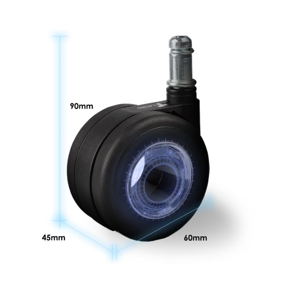 TTRacing Meta Hollow Chrome Casters