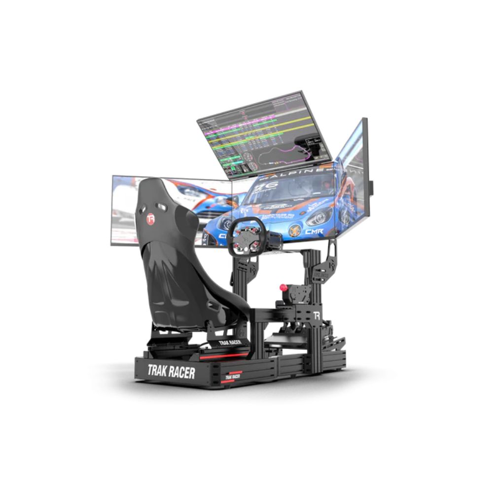 Trak Racer Aluminium Cockpit-Mounted Quad Monitor Stand