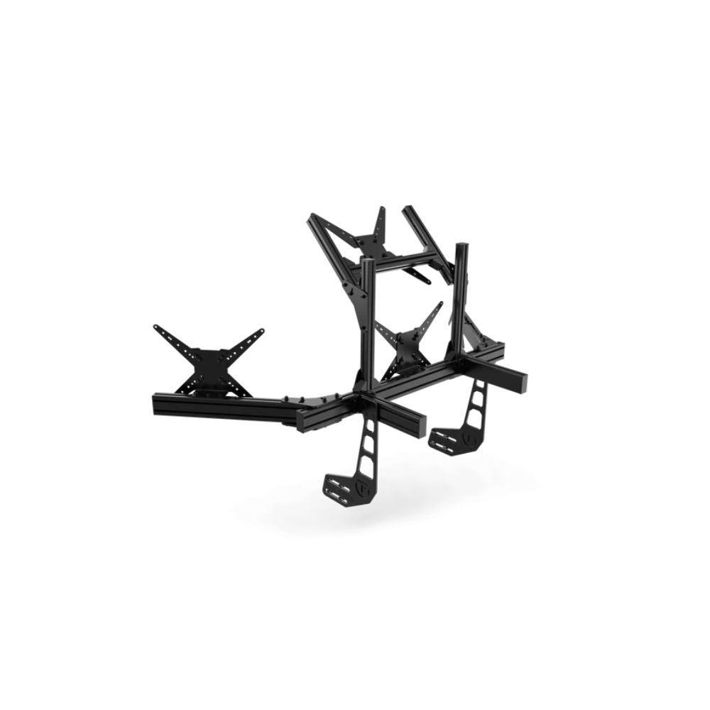 Trak Racer Aluminium Cockpit-Mounted Quad Monitor Stand