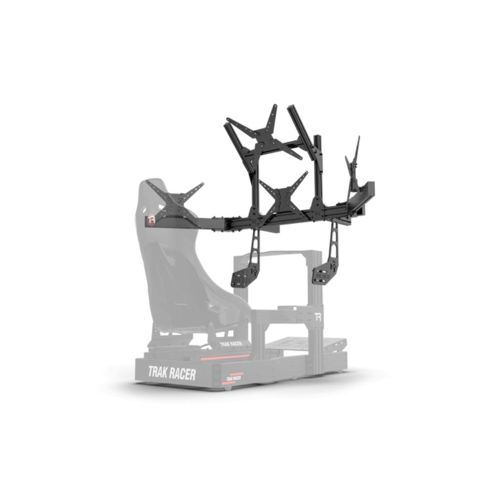 Trak Racer Aluminium Cockpit-Mounted Quad Monitor Stand