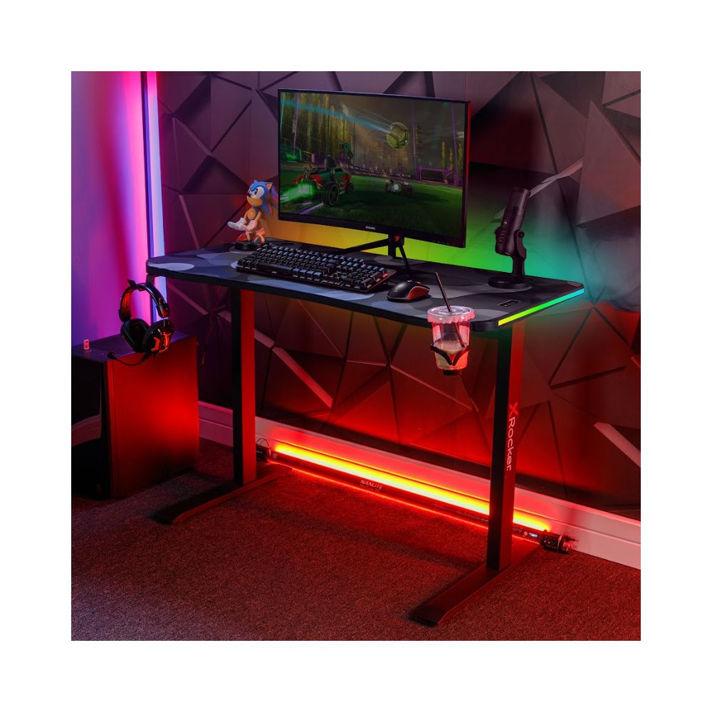 X Rocker Cobra RGB Gaming Desk