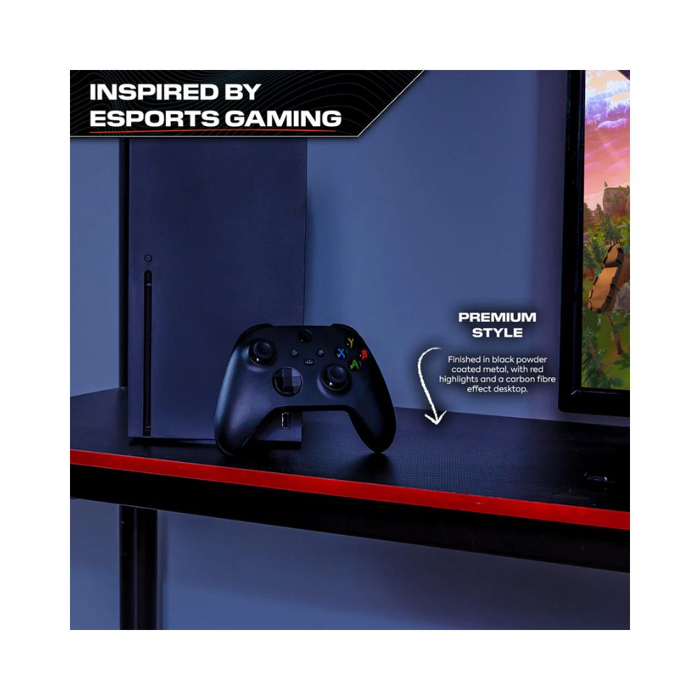 X Rocker HQ High Sleeper Gaming Bed With Desk