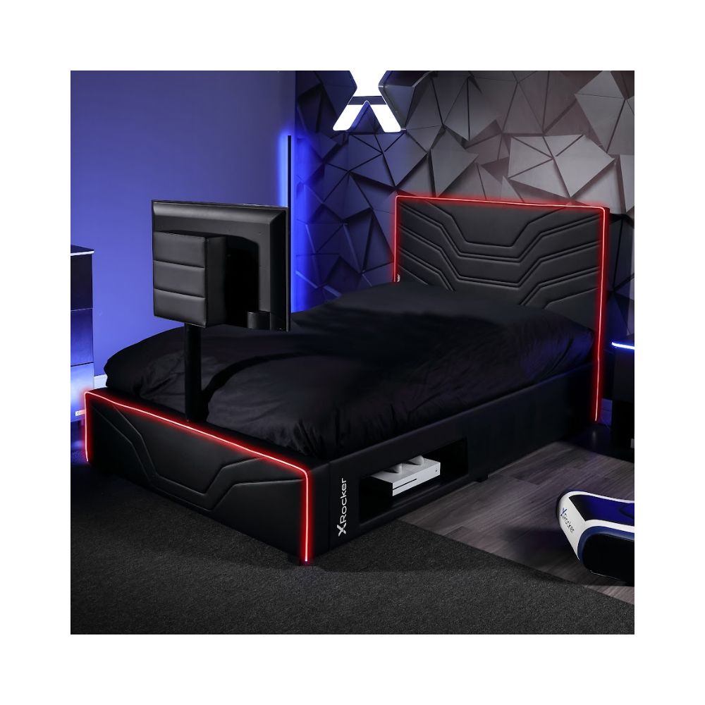 X Rocker Oracle eSports Neo Fibre RGB TV Gaming Bed
