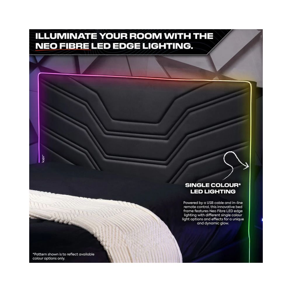 X Rocker Oracle eSports Neo Fibre RGB TV Gaming Bed