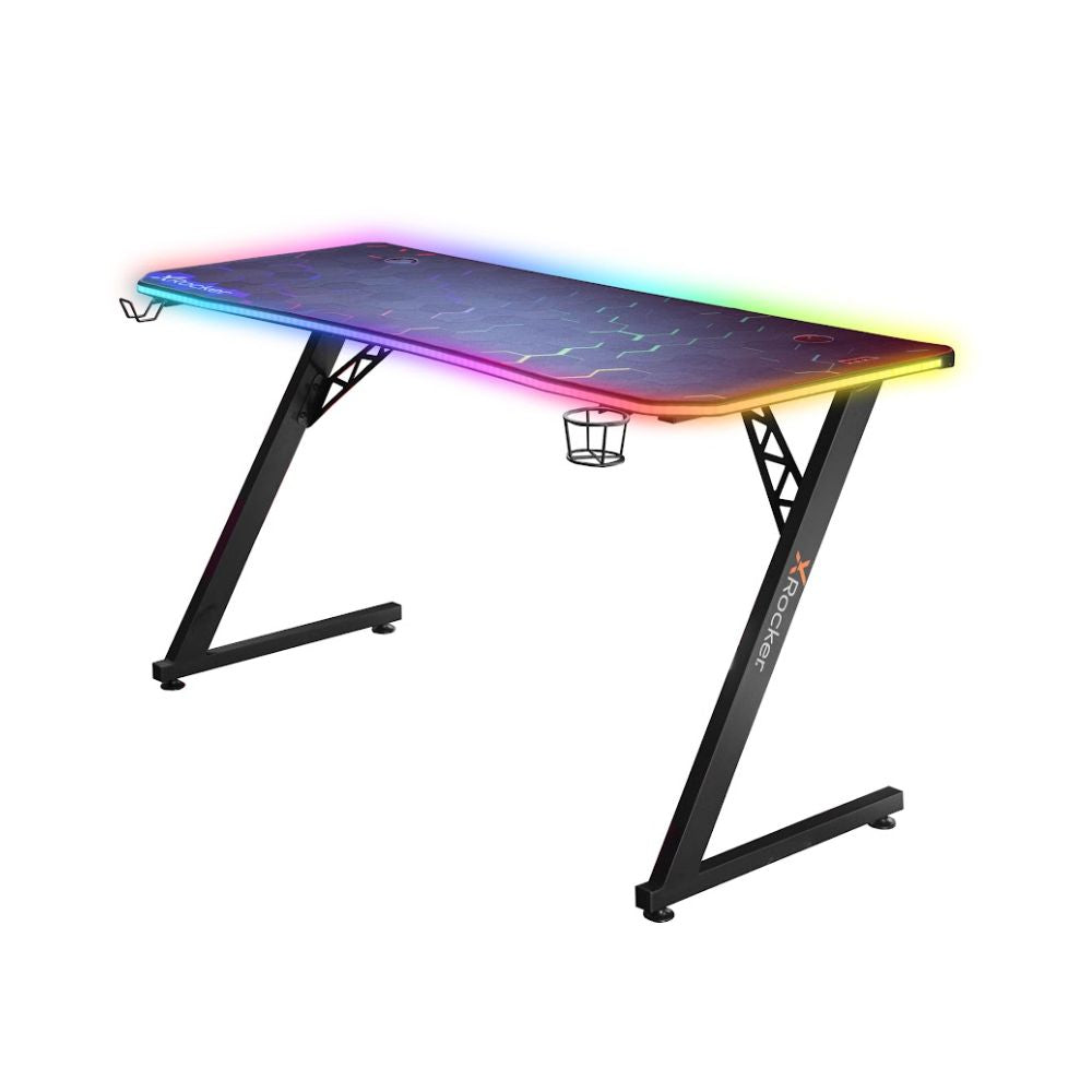 X Rocker Pulsar RGB XL Gaming Desk