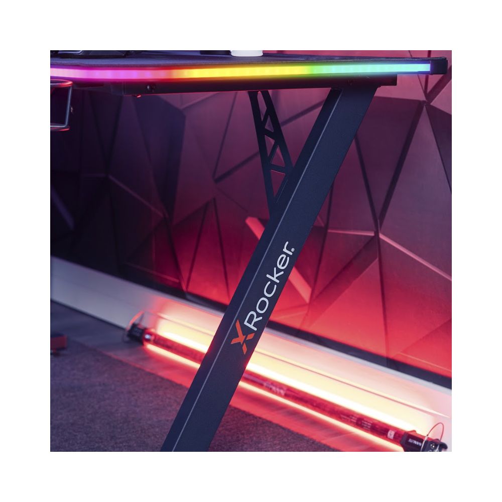 X Rocker Pulsar RGB XL Gaming Desk