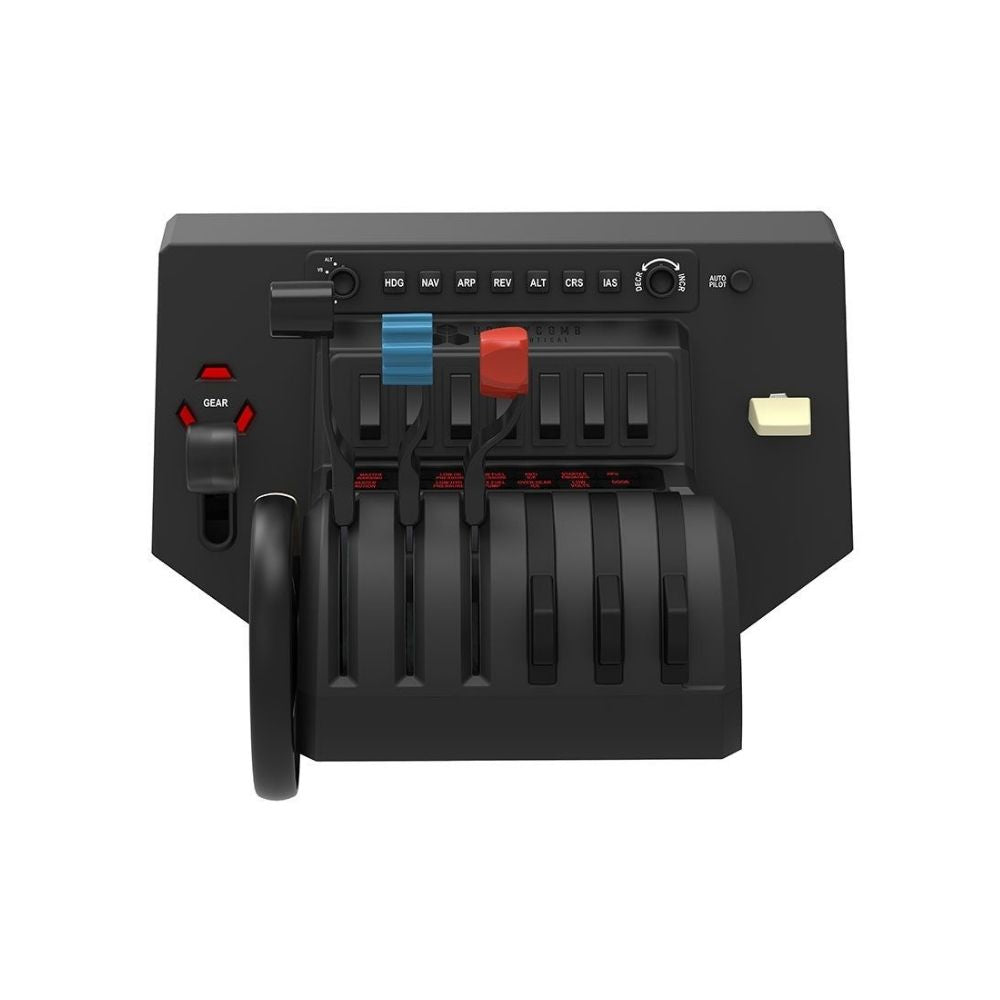 Honeycomb Alpha Flight Controls Yoke & Switch Panel + Bravo Throttle Quadrant Bundle