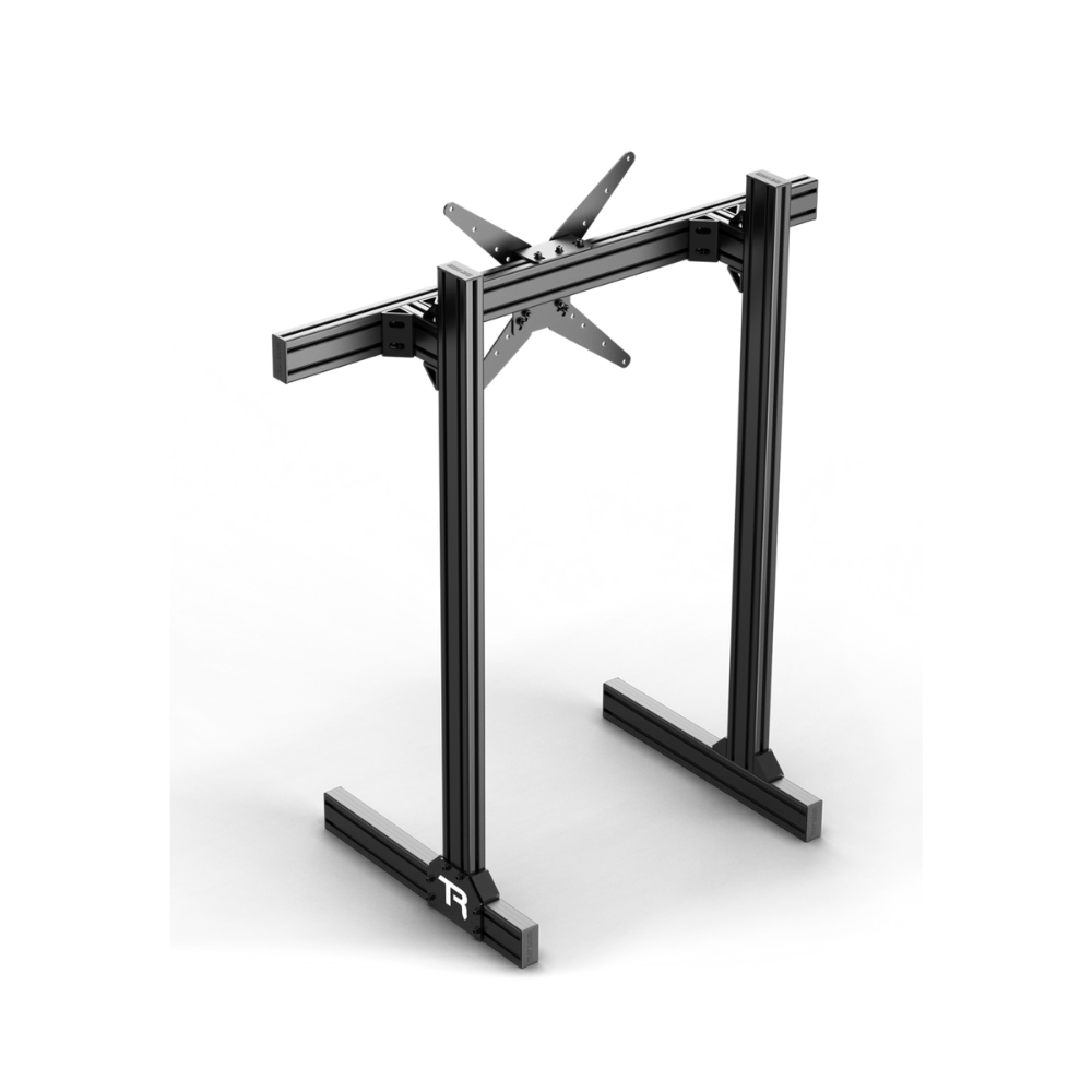 Trak Racer Aluminium Single Monitor Floor Stand (Suits 22 To 80 Inch Monitors/TVs)