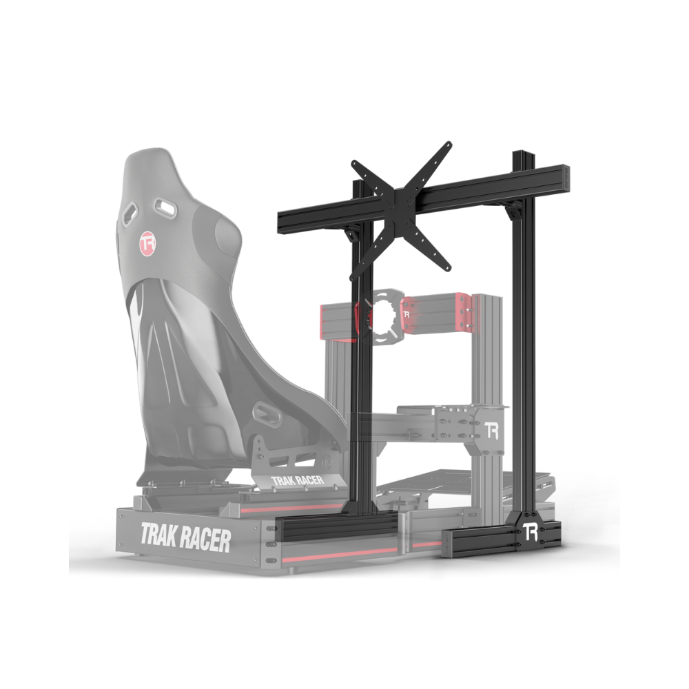 Trak Racer Aluminium Single Monitor Floor Stand (Suits 22 To 80 Inch Monitors/TVs)