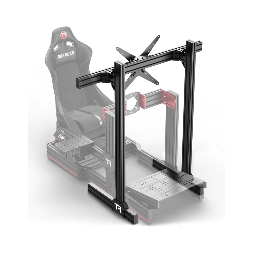 Trak Racer Aluminium Single Monitor Floor Stand (Suits 22 To 80 Inch Monitors/TVs)