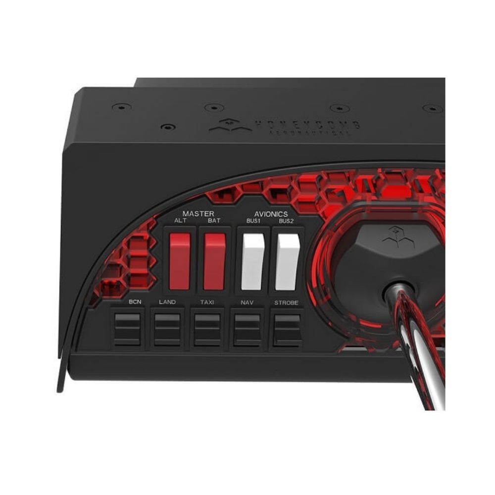 Honeycomb Alpha Flight Controls Yoke & Switch Panel + Bravo Throttle Quadrant Bundle