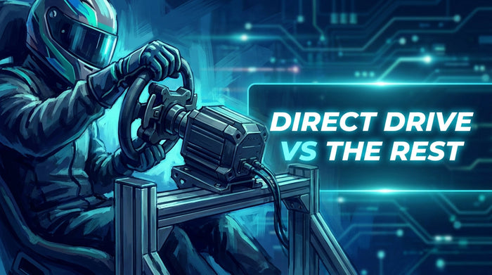 Direct Drive vs Belt Drive vs Gear Drive: Which Sim Racing Wheel Is Right for You?