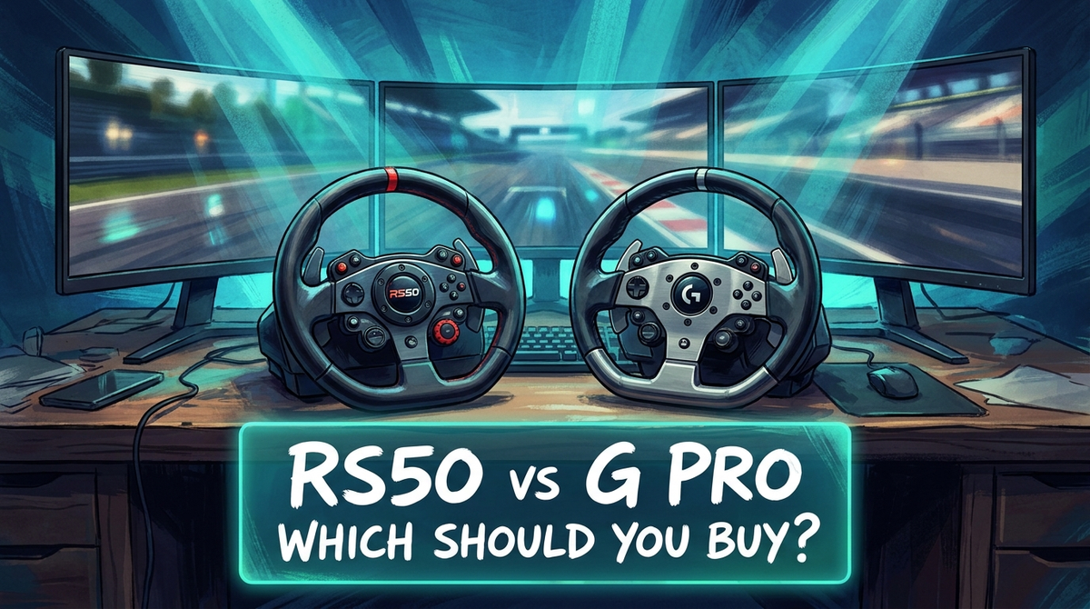 Logitech RS50 vs G PRO which direct drive wheel to buy Australia 2026