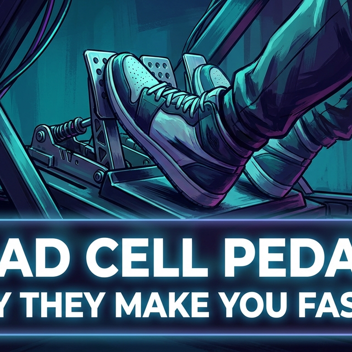 Load cell pedals sim racing guide - why they make you faster Australia 2026