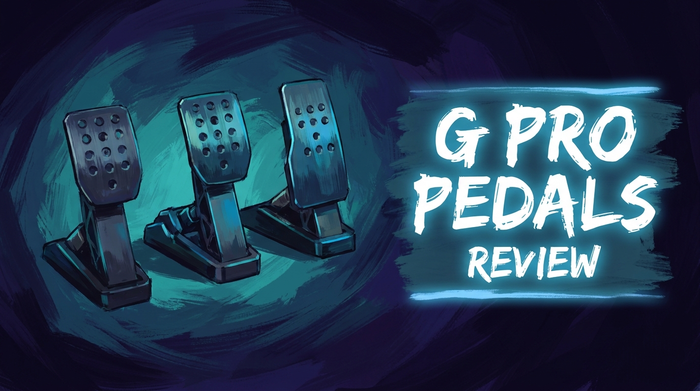 Logitech G PRO Pedals review hero - load cell pedals PS5 Xbox PC Australia 2026
