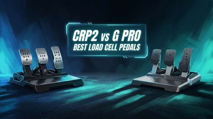 Best load cell pedals Australia - MOZA CRP2 vs Logitech G PRO comparison 2026