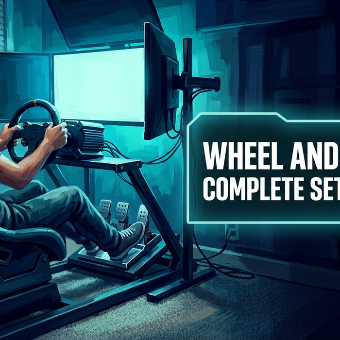 Sim racing wheel and pedals complete setup guide hero - Australia 2026