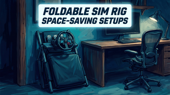 Best foldable sim racing rig Australia - space-saving setups hero 2026
