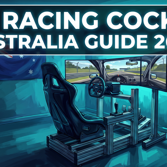 Racing simulator cockpit Australia guide hero - complete buyer's guide 2026