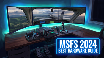 Microsoft Flight Simulator 2024 controls guide hero - best hardware for MSFS 2024 Australia