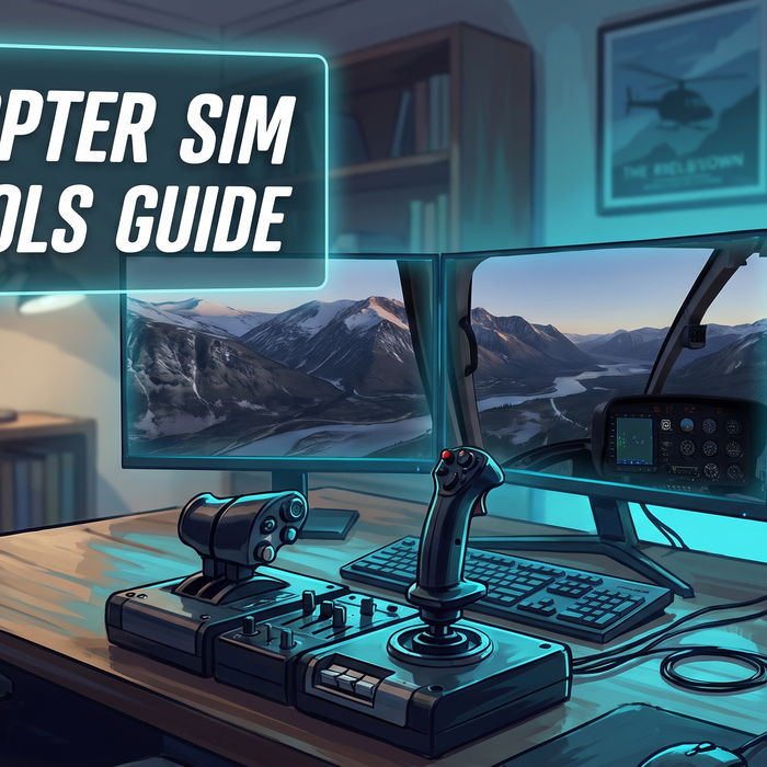 Helicopter flight simulator controls guide hero - complete setup guide Australia 2026