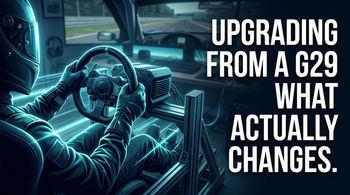 Upgrading from a Logitech G29 sim racing wheel - what actually changes when you upgrade to direct drive Australia