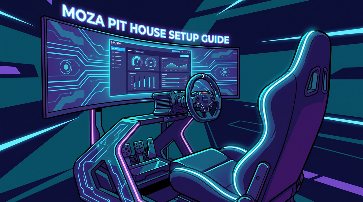 MOZA Pit House software setup guide hero image